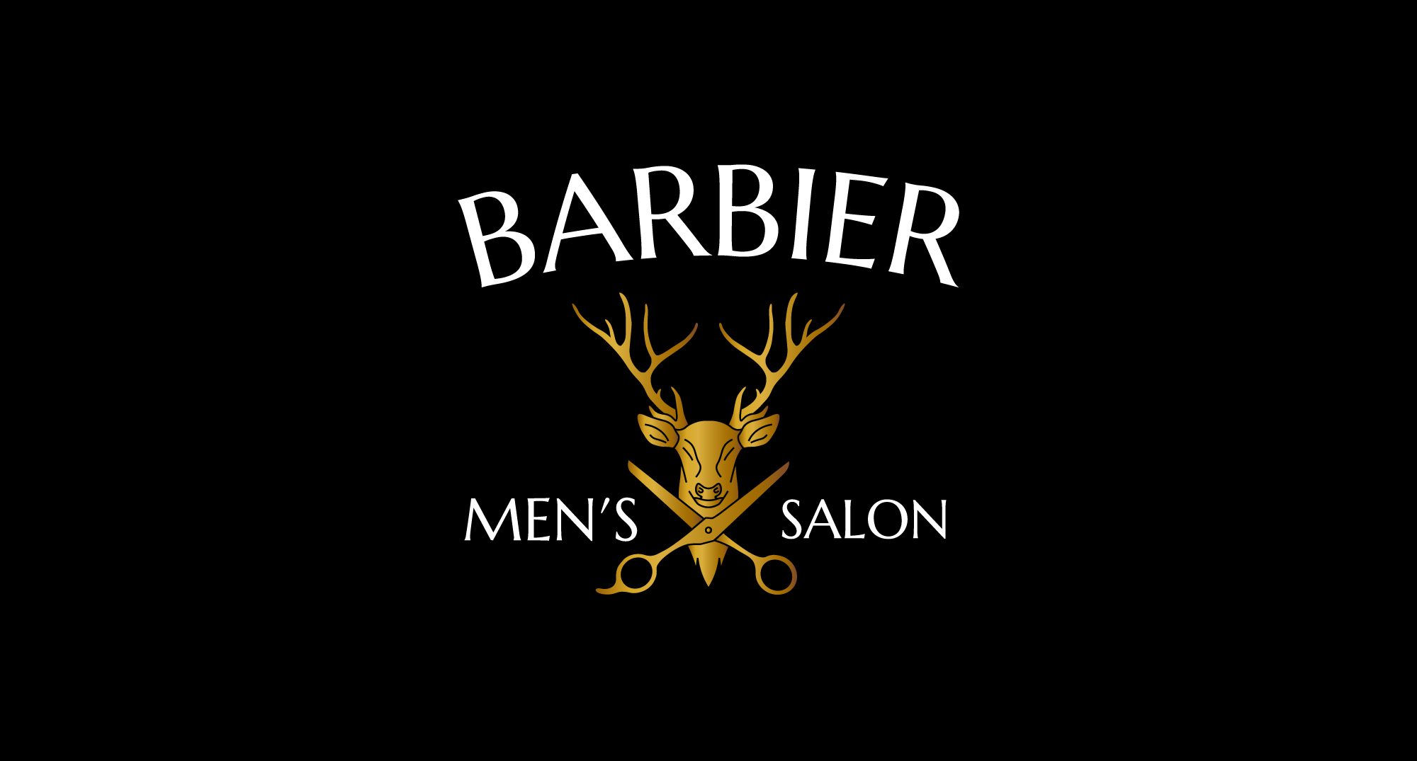 Logotipo Barbier men's salon