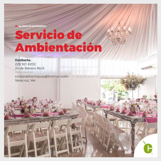 Servicio de ambientación
